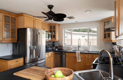 Disston Heights House | Poolside Palm Hideaway - Saltwater Pool, Hot tub, Games & FUN!