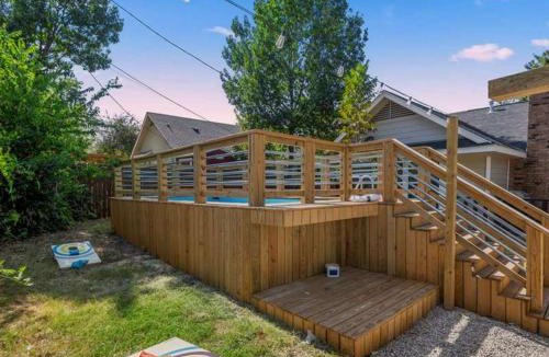 Round Rock House | Poolside Paradise Game Room Fire Pit Hot Tub