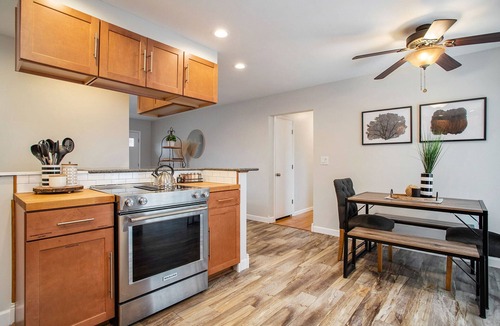 Stevensville House | Poolside Playhouse: Hot Tub, Firepit & Games
