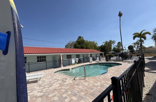 Sunset Beach House | Poolside renovated studio w/full kitchen #1