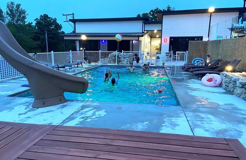 Indian Point Villa | Poolside Villa w/Game Room & Hot Tub! 3 Min to SDC