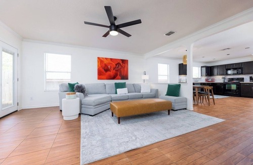 Boerne House | Pop of Color at Presidio - *Art & Arcade Game*