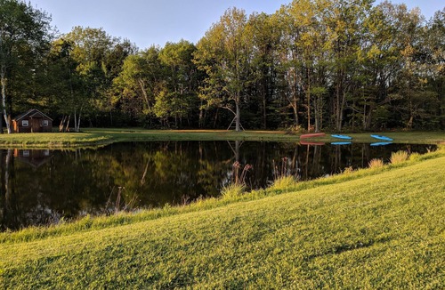 Savona Cabin | Poppy’s Cabin on Pond in Finger Lakes Region