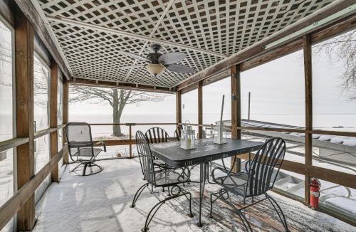 Houghton Lake House | Porch + Views: Waterfront Home on Houghton Lake!