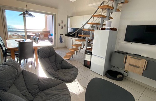 Port Leucate Apartment | Port Leucate: Air-Conditioned T3 Duplex Apartment, 6 Pers, Sea Facing, Parking