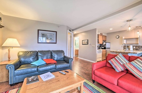 Onekama Condo | Portage Lake Condo w/Deck & Pool Access!