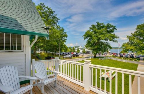 Onekama Apartment | Portage Lake Condo with Deck and Pool Access!