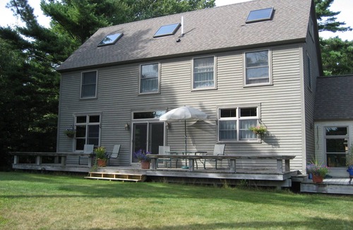 Hulls Cove House | Post and Beam Home on Meadow