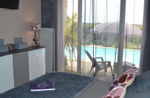 Meze Apartment | "POUR VOUS" studio dans villa avec piscine