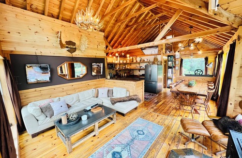 Downsville House | Pravite Cottage in the Woods