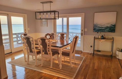 Scituate House | Premier Oceanfront house, steps to the beach!