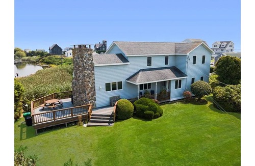 Matunuck House | Premier Waterfront Estate w/Private Dock-Walk to Matunuck Beach