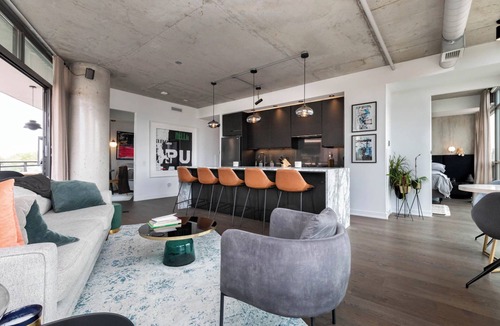 Leslieville Condo | Premium Film District Unit: Skyline + Sunset Views