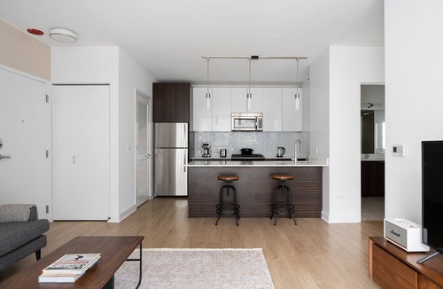 Downtown Chicago Apartment | Premium Loop 1BR w/Roof, Gym & Lounge, nr Riverwalk, by Blueground
