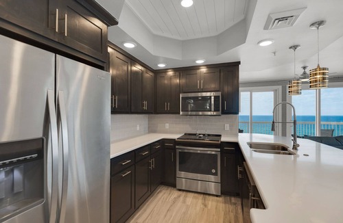 Panama City Beach Condo | Premium-Low Floor-West Corner Unit! Amazing Views, Beach Service & VIP Parking!