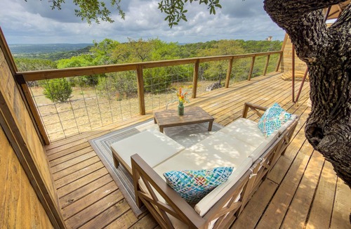 Oatmeal Cabin | Premium Suite 1 - Safari Tent - Private Deck/Hot Tub