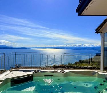 Grandvaux Villa | Premium Villa with Jacuzzi & Panoramic Lake View Lavaux