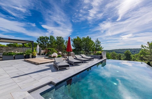 Saint-Gely-du-Fesc Villa | Prestigious Villa 2 pools + SPA sea view Montpellier 8 bdrms 17 persons