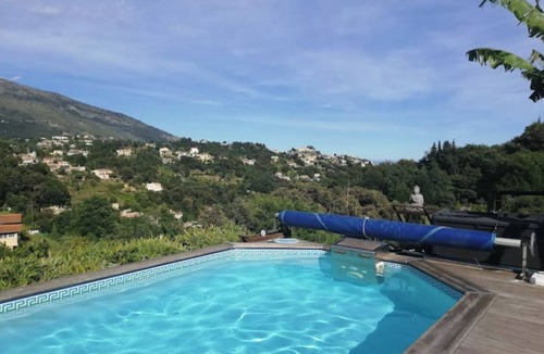 Sainte-Agnes House | Pretty recent villa with swimming pool, quiet and greenery, 7 minutes from the beach