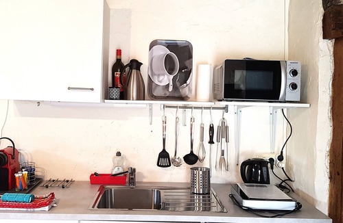 Saint-Germain-du-Bois Apartment | Pretty studio on the farm with covered seating area