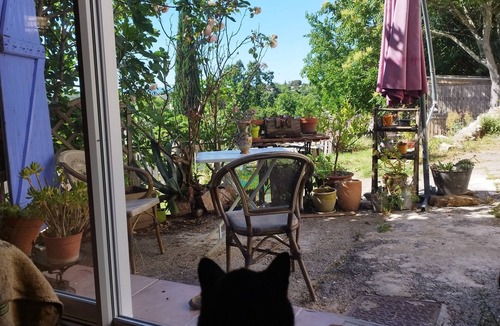 Bourg-Saint-Andeol House | Pretty sunny village house with view and garden
