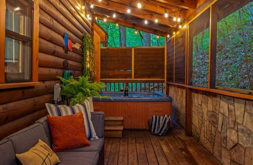 Pigeon Forge Cabin | Prime Location! 1mi to Parkway, Sauna, Game Room!