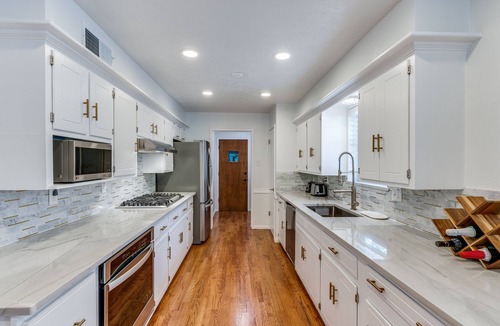 Lakewood House | Prime location chic 4BR home with charming pool and yard