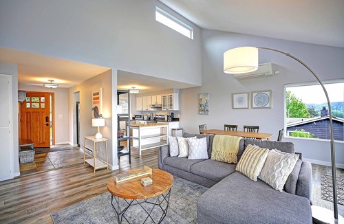 Camano Island House | Pristine modern home with sweeping water views