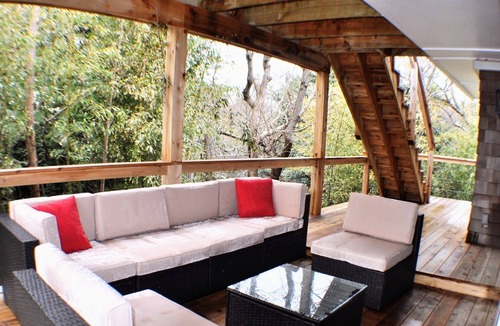 Fire Island Pines Villa | Pristine Queen Ensuite walk out to deck & pool - shared Kitchen LR DR Pool