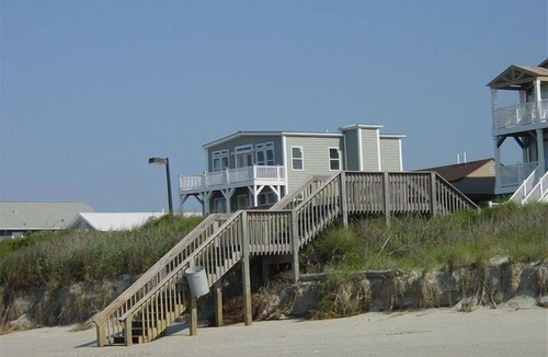 Holden Beach House | Priv.heated pool Open. Oceanfront, EVcharging, Elevator, April-Nov. Openings