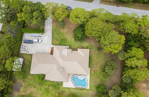 Palm Beach Country Estates House | Private 1-acre estate - heated pool + boat parking