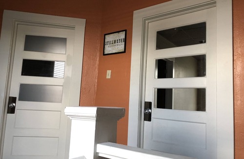 Stillwater Condo | Private 1 bed, 1 bath condo located in downtown Stillwater. Wifi, desk, kitchen.