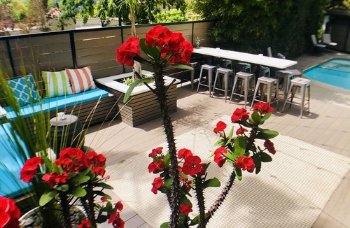 Hollywood Dell Apartment | Private 5 Star Oasis with Pool/Spa - Close to Action - Tropical Modern Studio