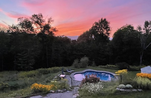 Waitsfield House | Private 5BR mt. view, pool, new hot tub, & fireplace!