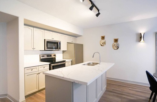 Oro-Medonte Apartment | Private Balcony Suite with Jacuzzi Off of Bedroom