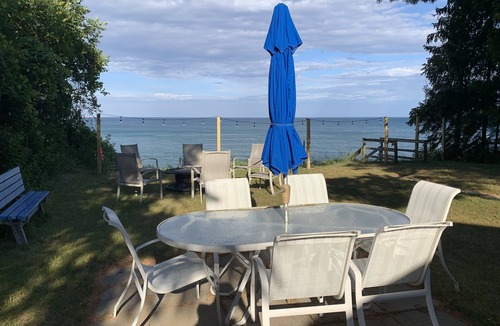 Carsonville Cottage | Private Beach, Canoe Available for Use. Fire pit