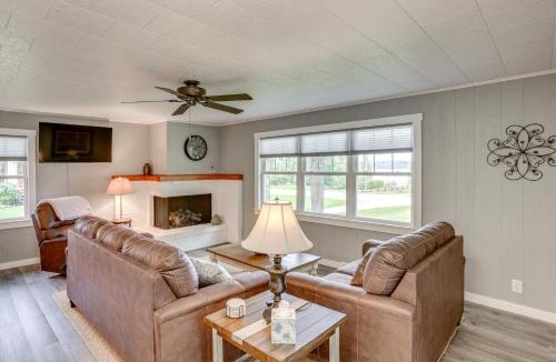 Maple City House | Private Beach & Dock: Leelanau County Retreat!