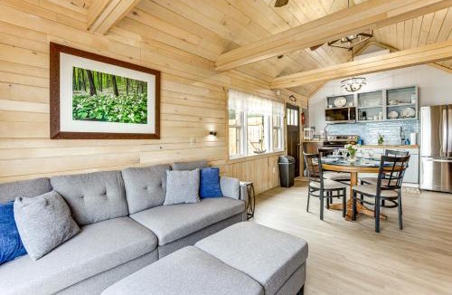 Maple City House | Private Beach & Dock: Little Traverse Lake Cottage