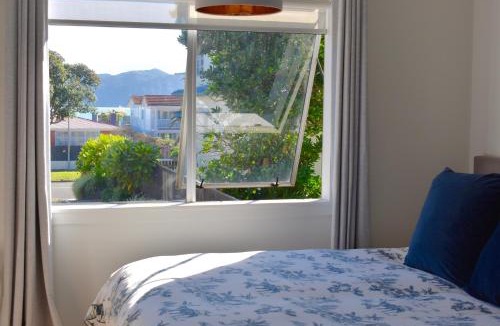 Paraparaumu Beach Apartment | Private Beachside Studio with Courtyard and Sea view