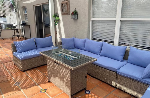 Spring Hill House | Private bedroom with complementary coffee in fabulous Spring Hill