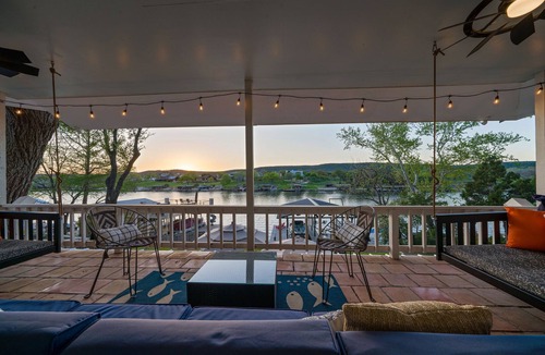 Burnet House | Private Boat Slip| Lakefront | Putting Green | Firepit