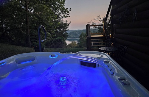 Sylvan Shores Cabin | Private Cabin, lake view, Hot Tub optional, Grille, Fire ring, 2-7 guests