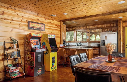Hochatown Cabin | Private Cabin with Hot Tub, Fire Pit and Large Patio