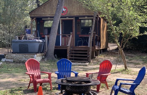 Jewett Cabin | Private Cabin with hot tub. Nestled in the Woods just off Lake Limestone, Texas.
