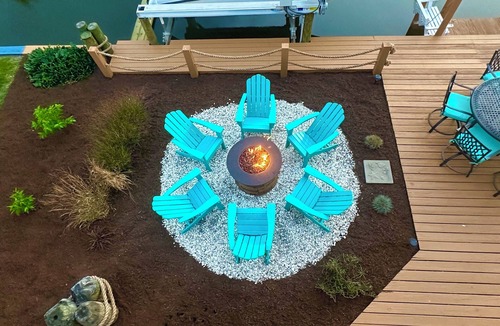 South Bethany House | Private Canalfront House, Dock, Deck, Fire Pit, Parking, 7th house to the Beach