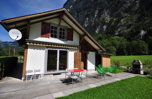 Lauterbrunnen Ski Chalet | Private chalet. Amazing views. Enclosed garden, safe for children with BBQ