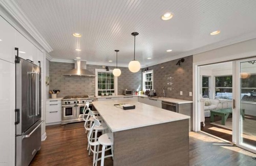 Harbert House | Private Cherry Beach Pool House with large heated pool & hot tub!