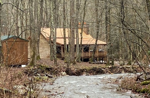 Huttonsville Cabin | Private creek cabin with hot tub nestled in the foothills of Cheat mountain