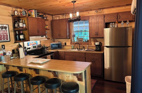 Cherry Log Cabin | Private Creek Cabin w/Firepit + Direct Access