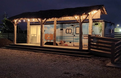 Port Bolivar House | Private Deluxe RV SITE #1 - RV Parking only- no accommodations